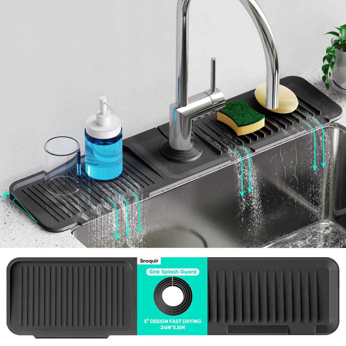 AquaStop® – Tapete Antigoteo para Grifo