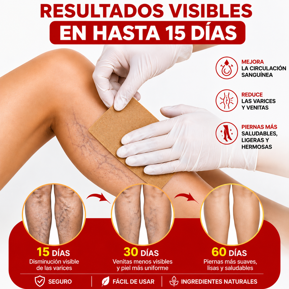 Pack 2X1 Parches Para Varices (12 Unid)